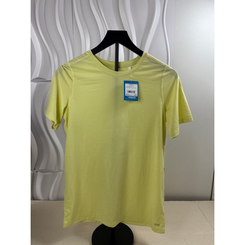 Youth XL Yellow Pulse Heather Athletic T-Shirt Moisture-Wicking Lightweight NEW